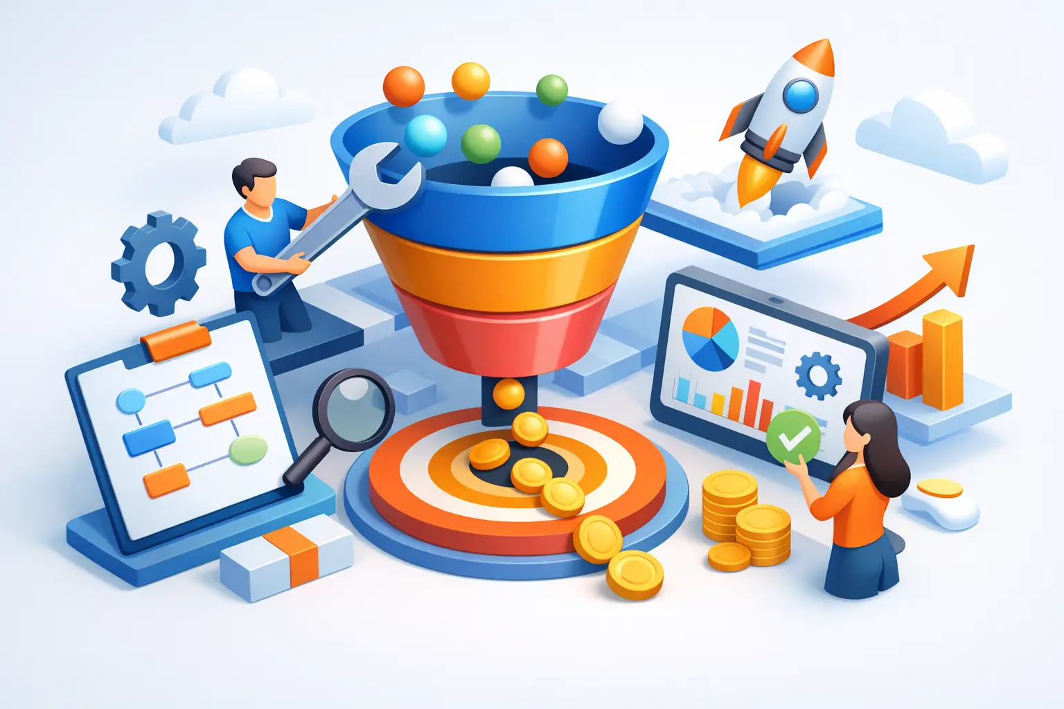 Come correggere il funnel prima delle ads